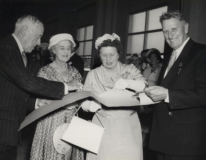 Sir Robert Menzies (Prime Minister of Australia) Visit