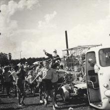 Christmas Party - Santa arriving