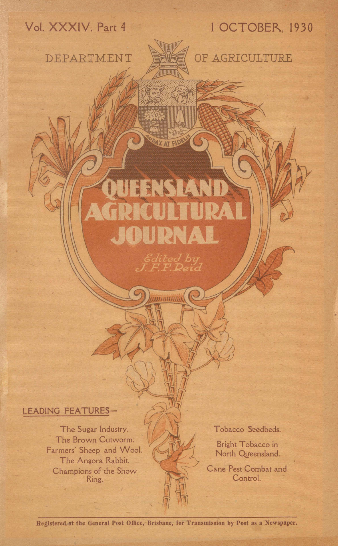 Queensland Agricultural Journal - October 1930