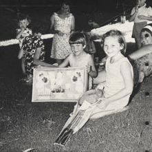 Christmas Party - Children with their presents
