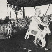 Christmas Party - Children on merry-go-round