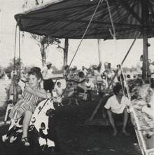 Christmas Party - Children on merry-go-round