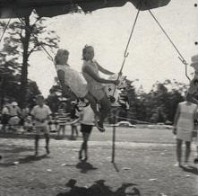 Christmas Party - Children on merry-go-round