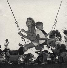 Christmas Party - Children on merry-go-round