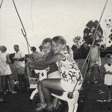 Christmas Party - Children on merry-go-round