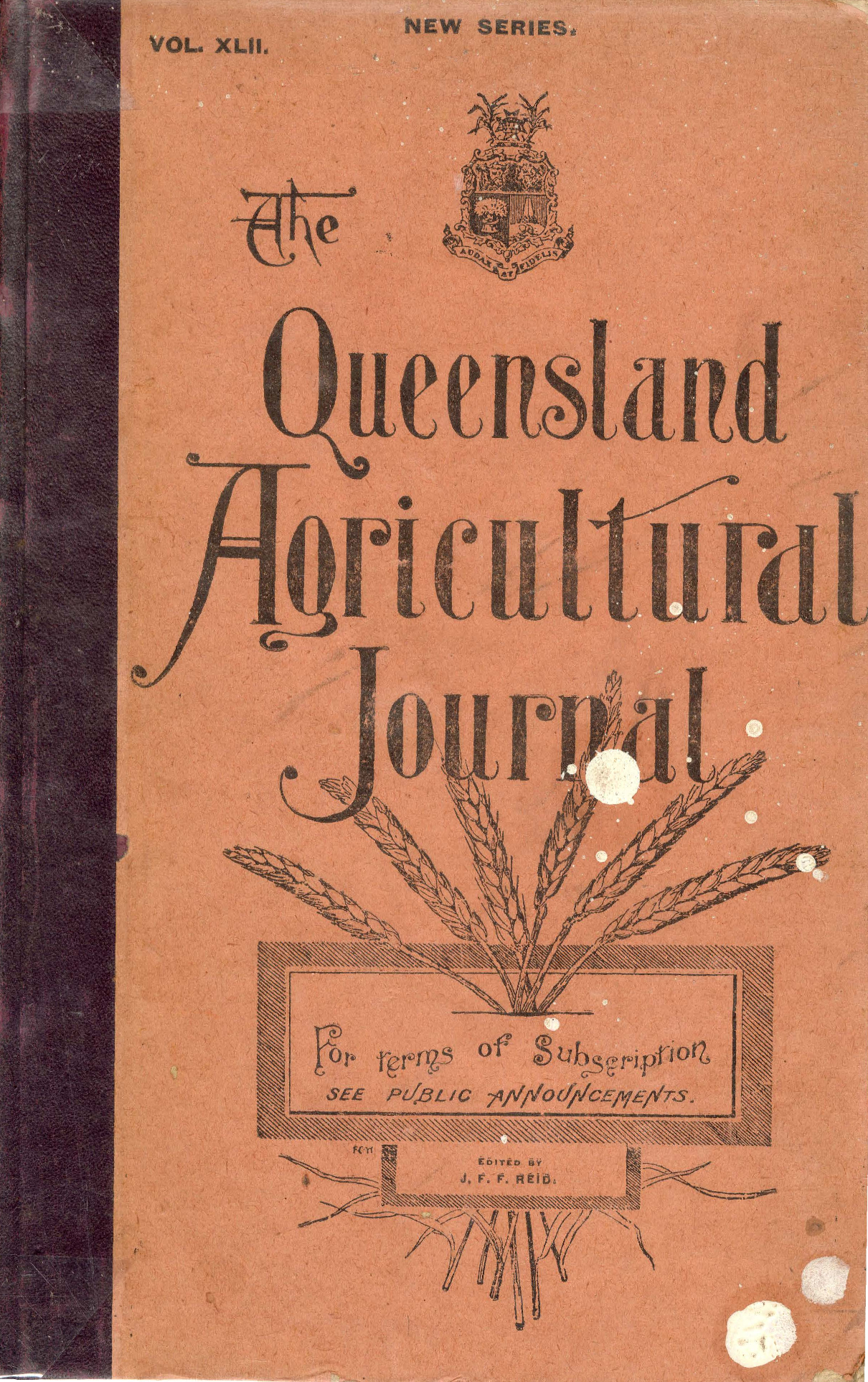 Queensland Agricultural Journal - July to December 1934
