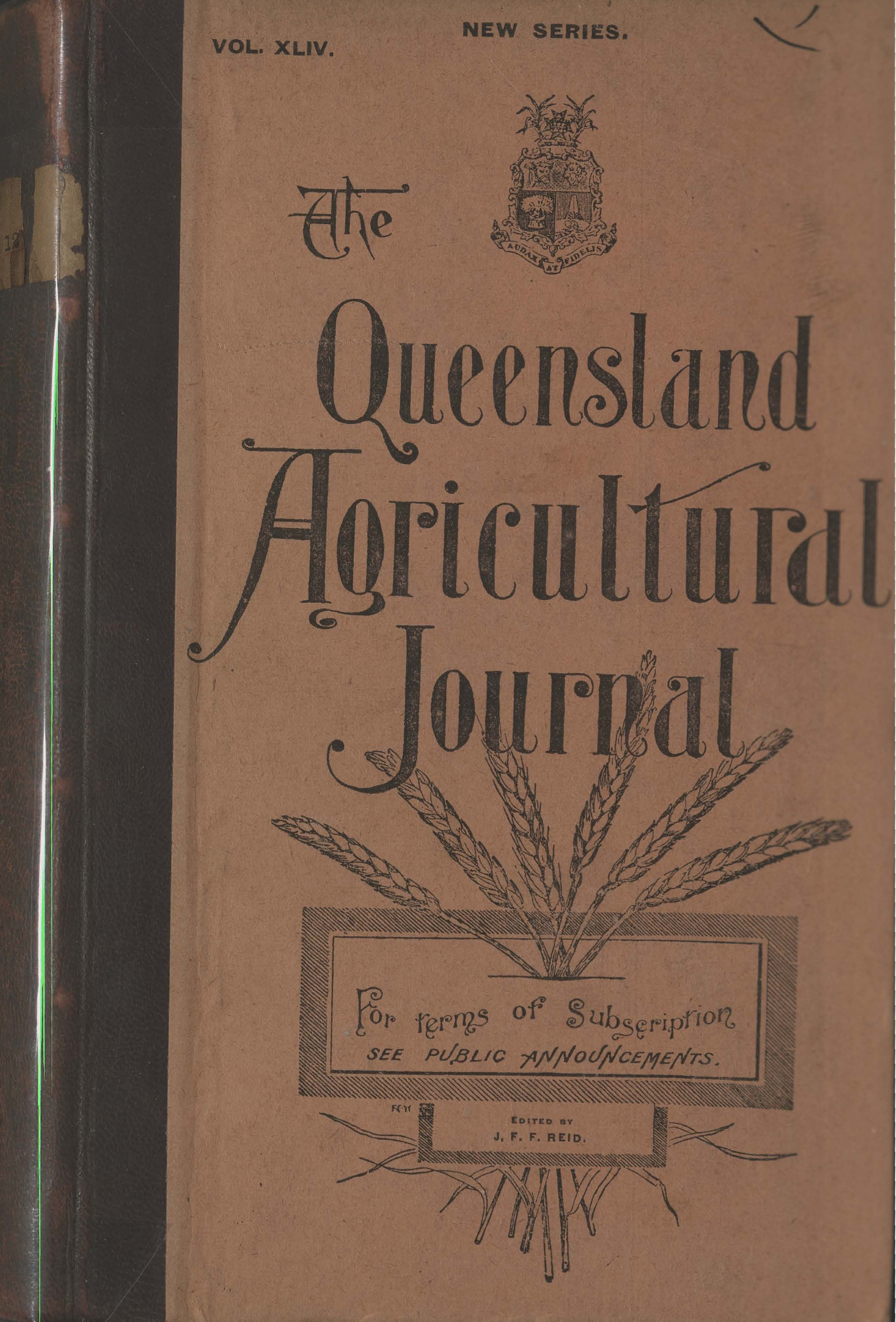 Queensland Agricultural Journal - July to December 1935