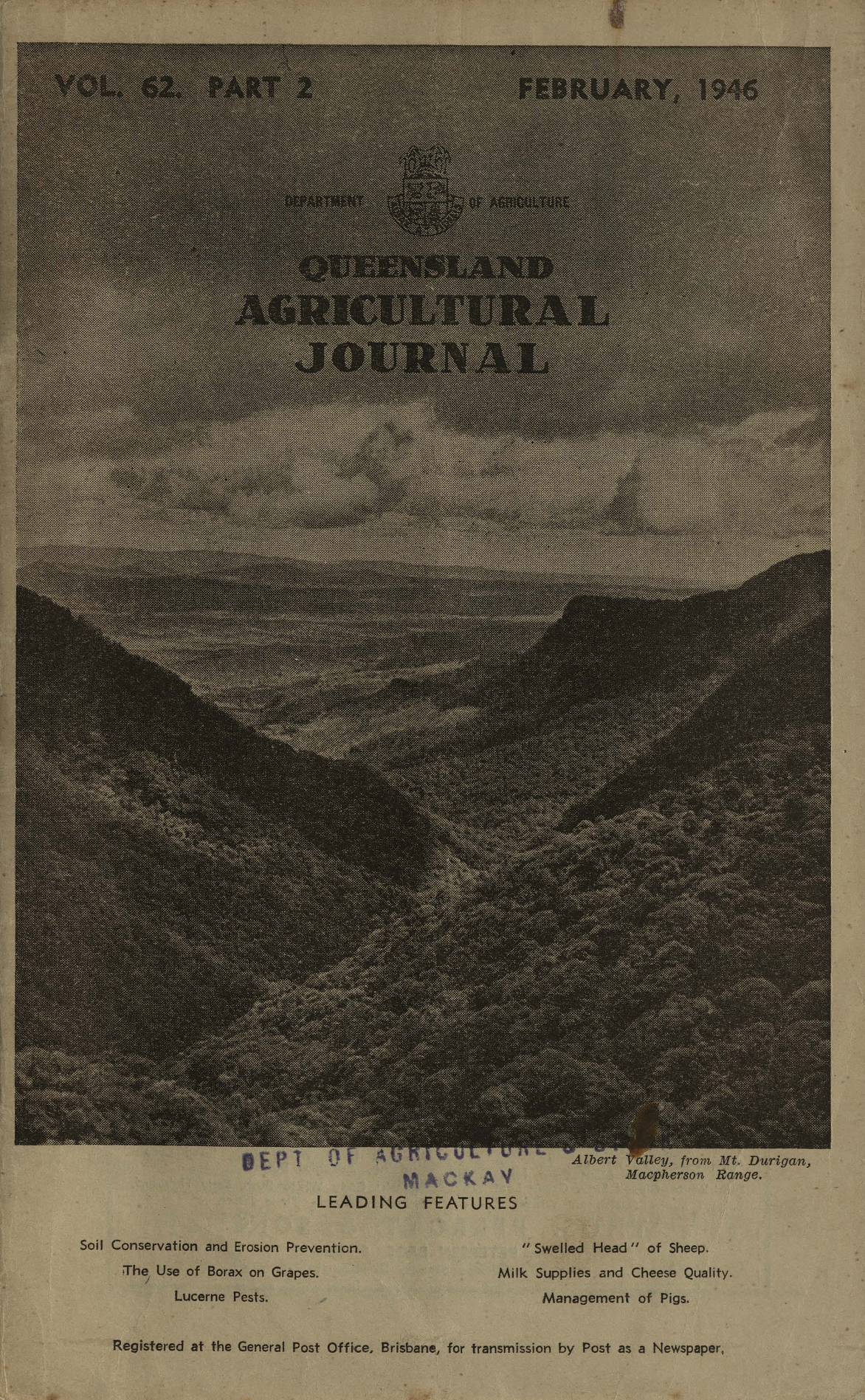 Queensland Agricultural Journal - February 1946