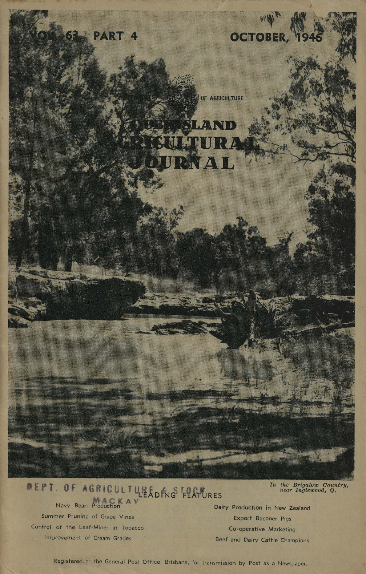 Queensland Agricultural Journal - October 1946