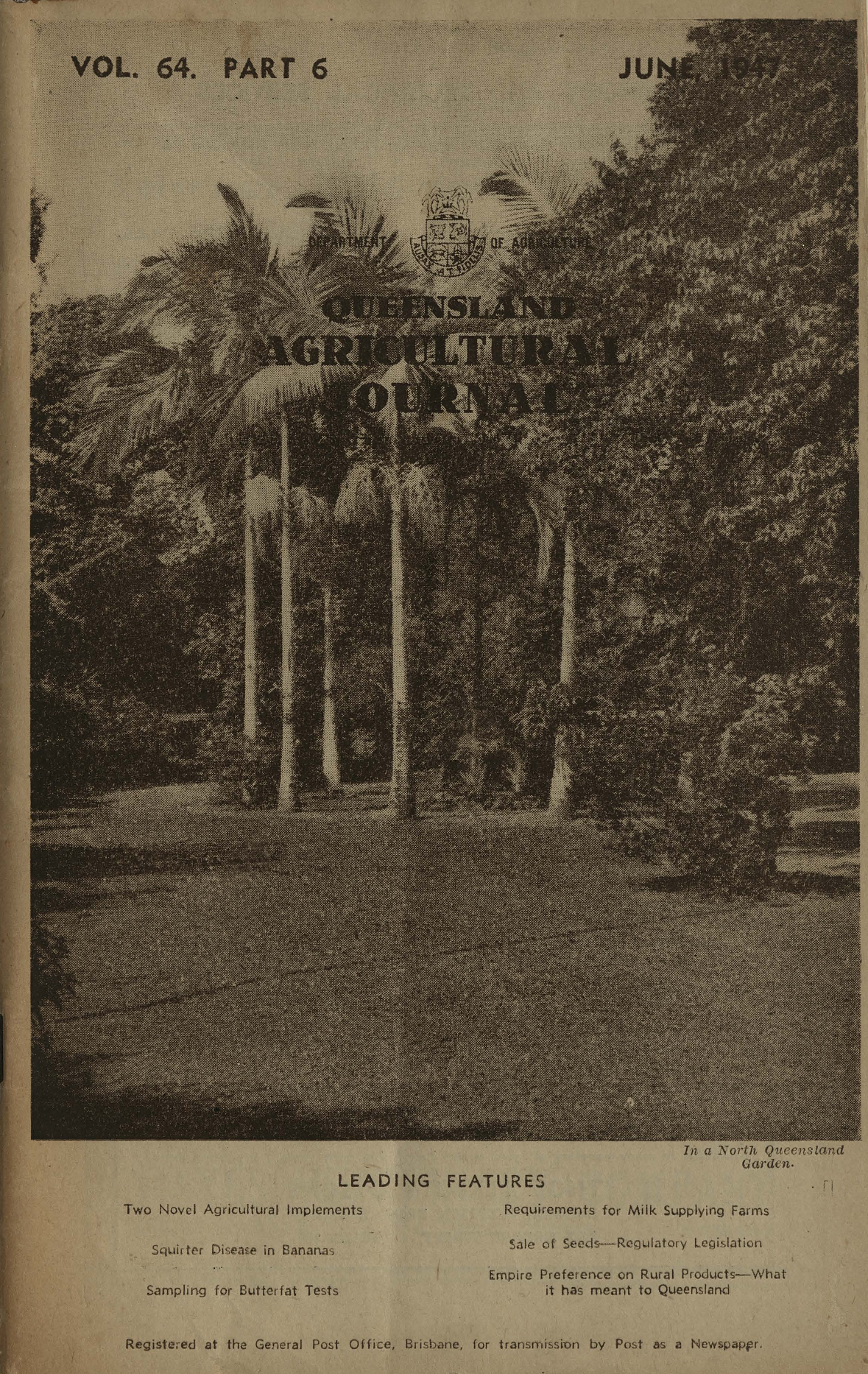 Queensland Agricultural Journal - June 1947