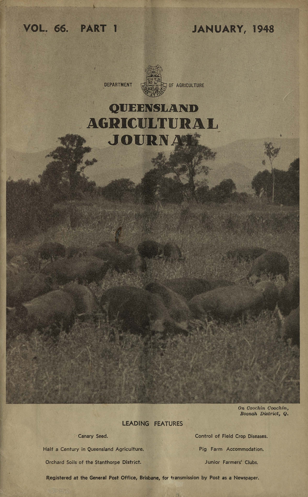 Queensland Agricultural Journal - January 1948