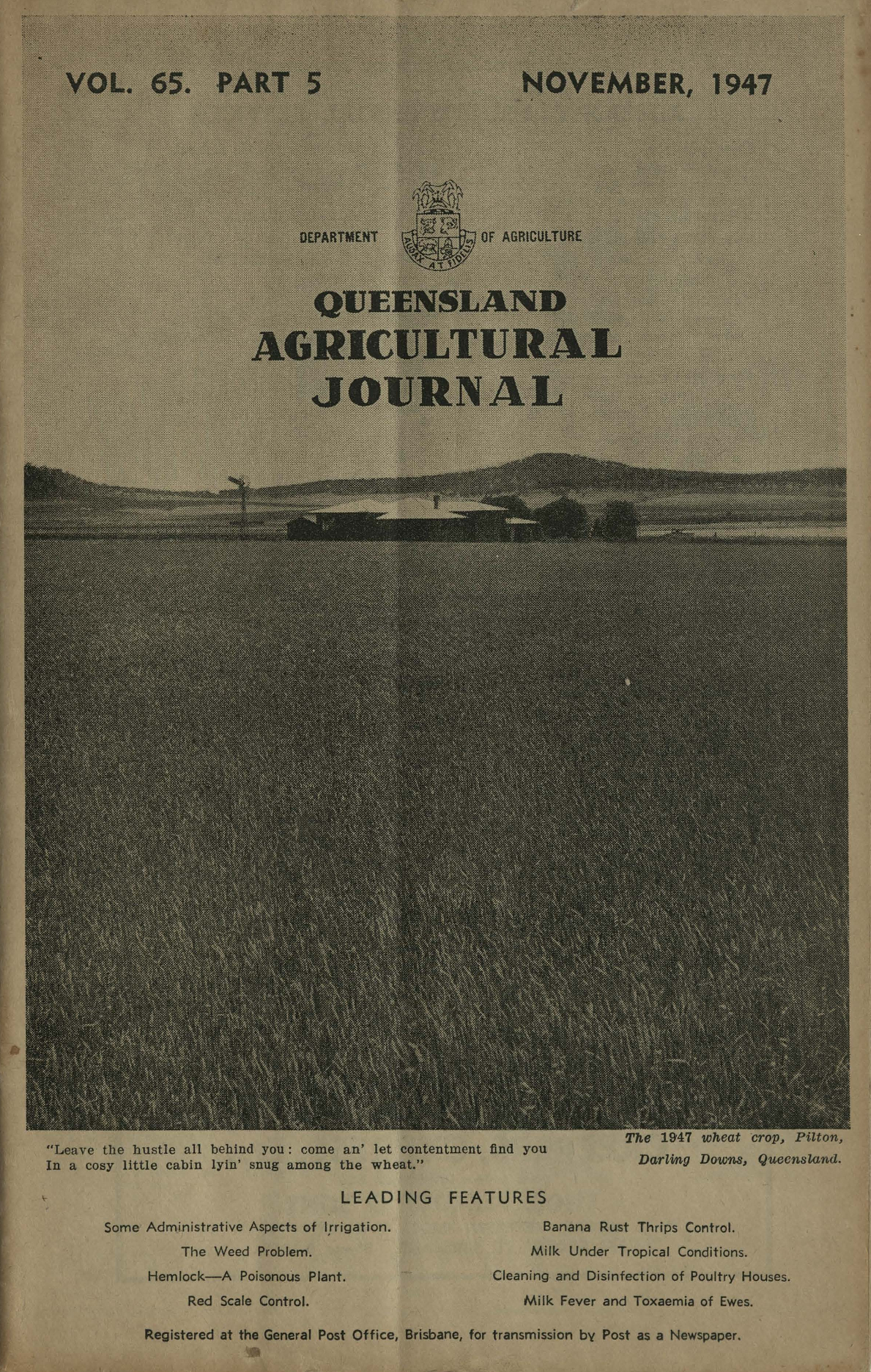 Queensland Agricultural Journal - November 1947