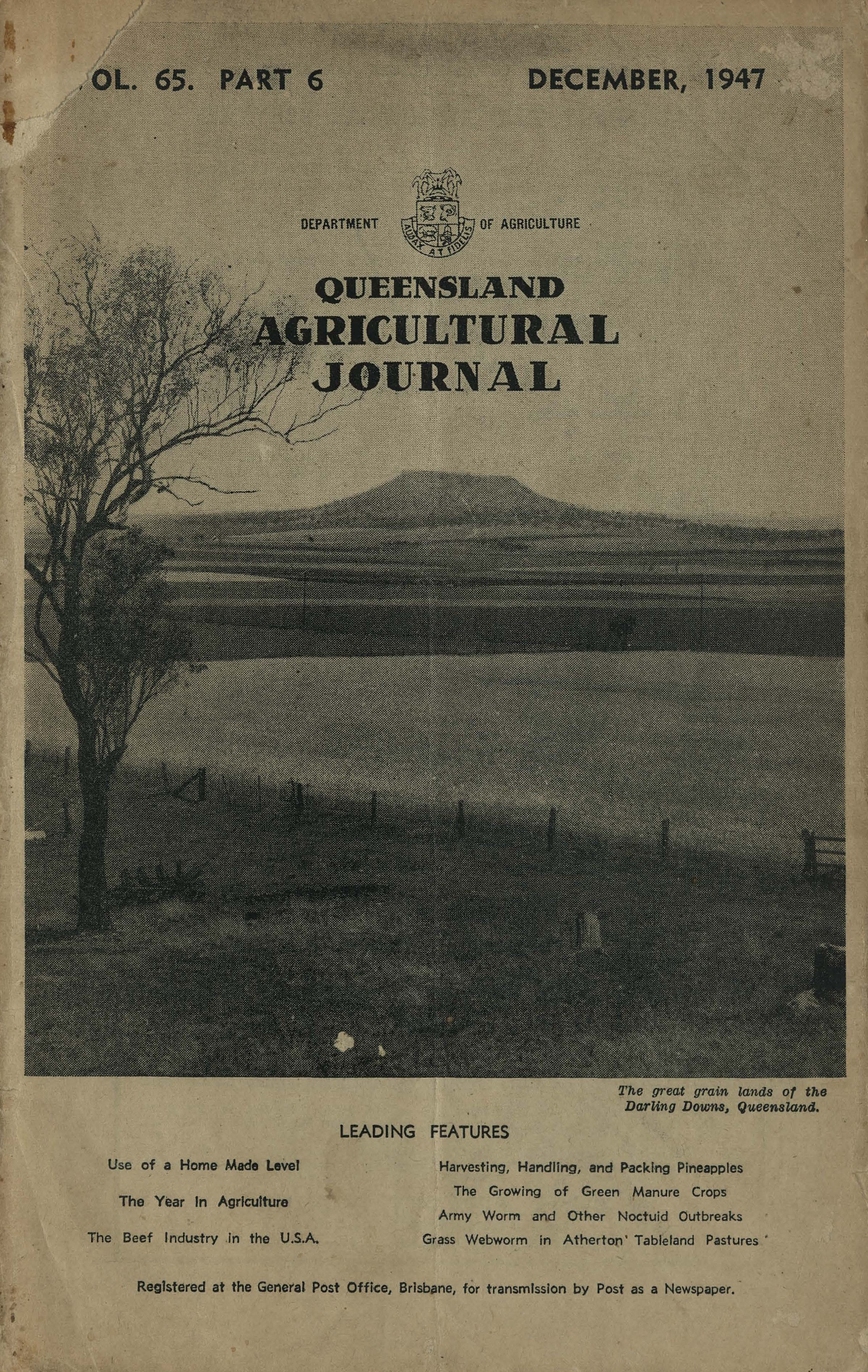 Queensland Agricultural Journal - December 1947