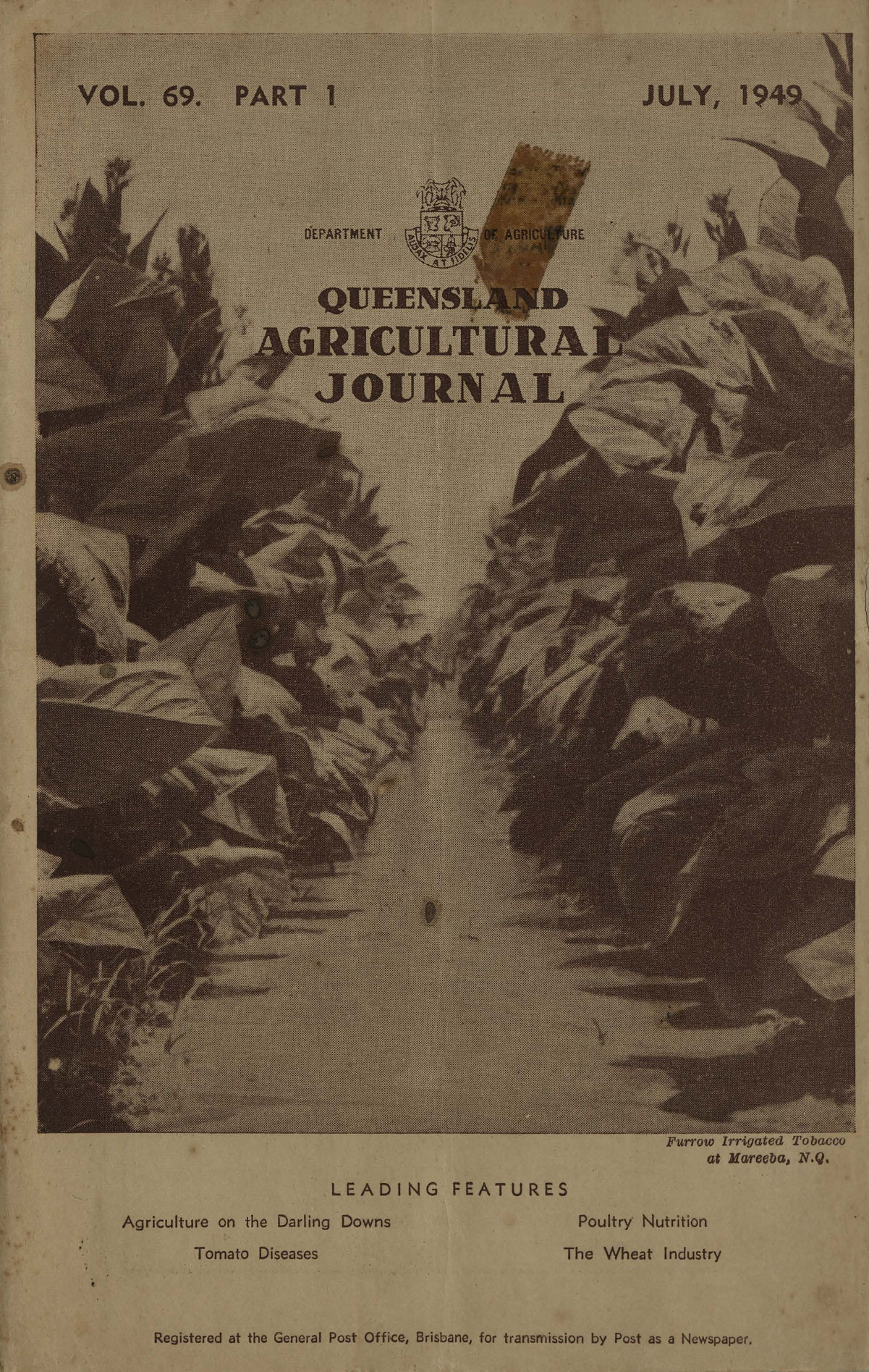 Queensland Agricultural Journal - July 1949
