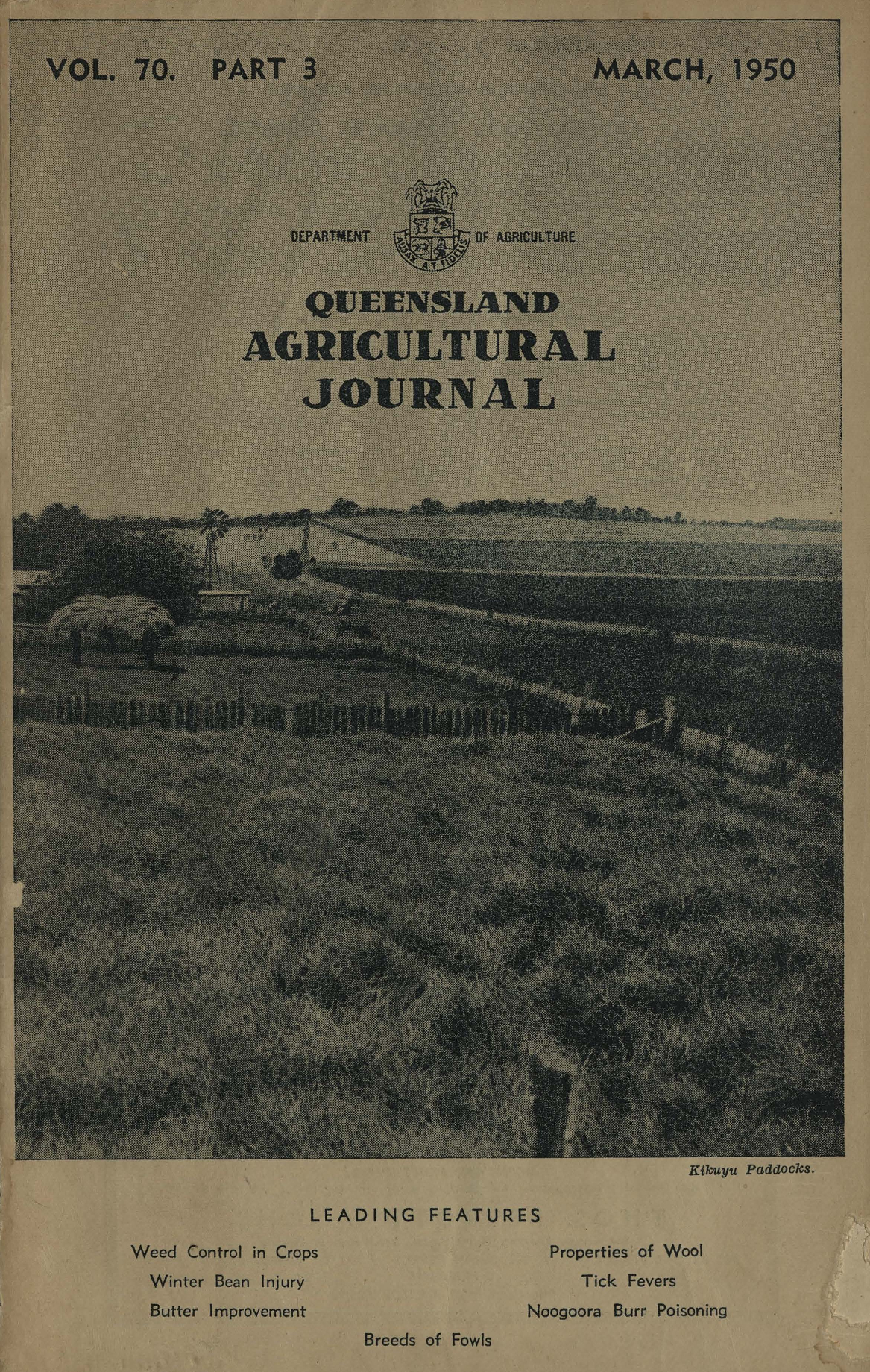 Queensland Agricultural Journal - March 1950