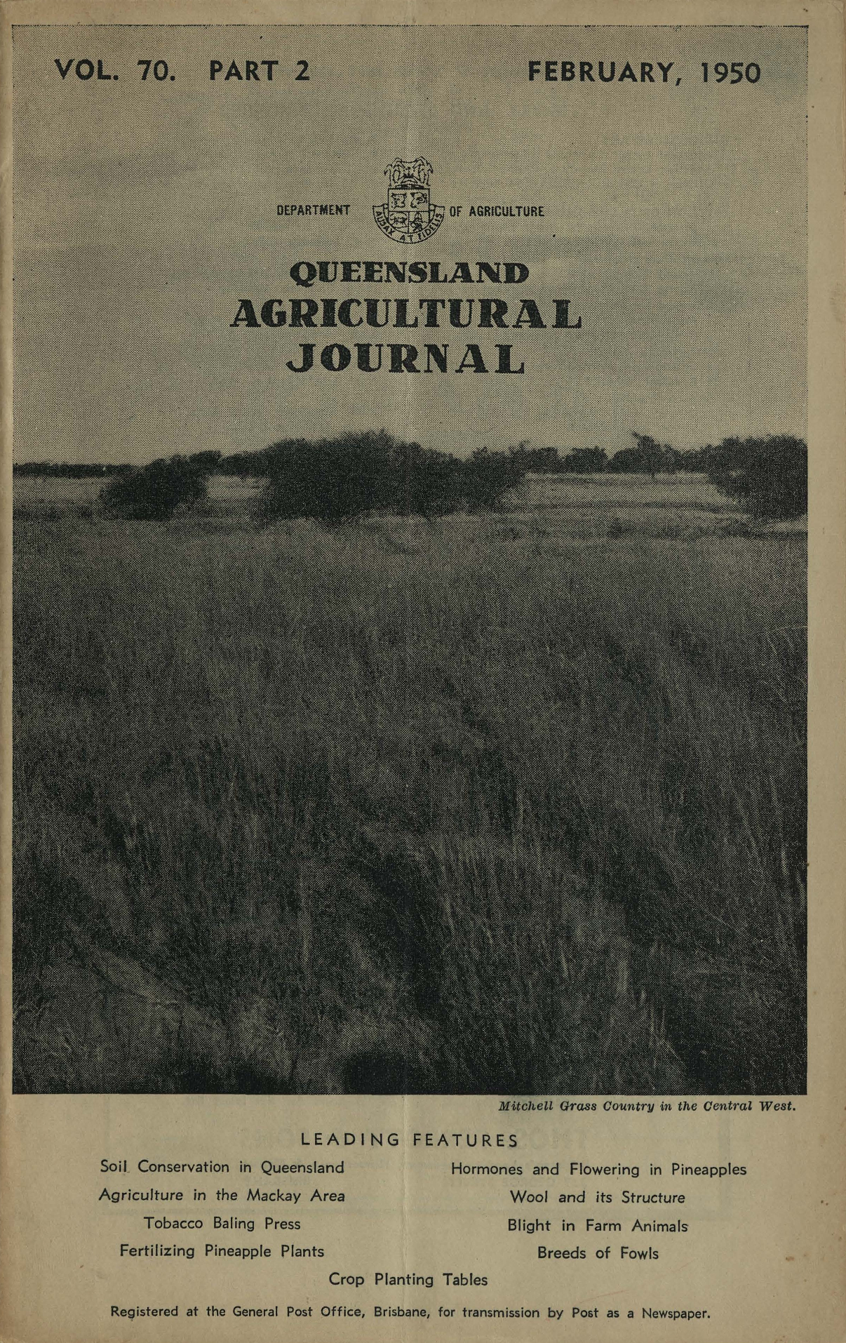Queensland Agricultural Journal - February 1950