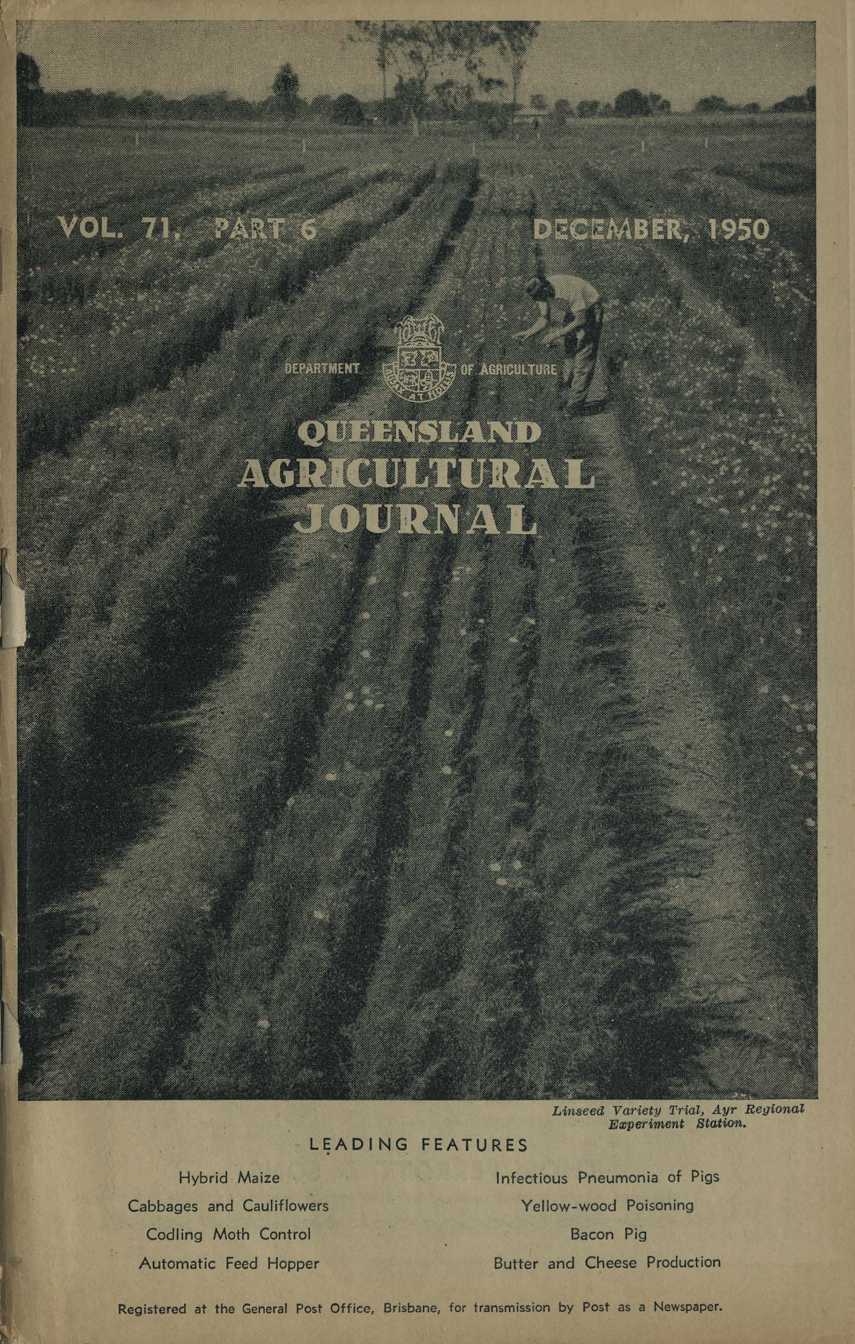 Queensland Agricultural Journal - December 1950