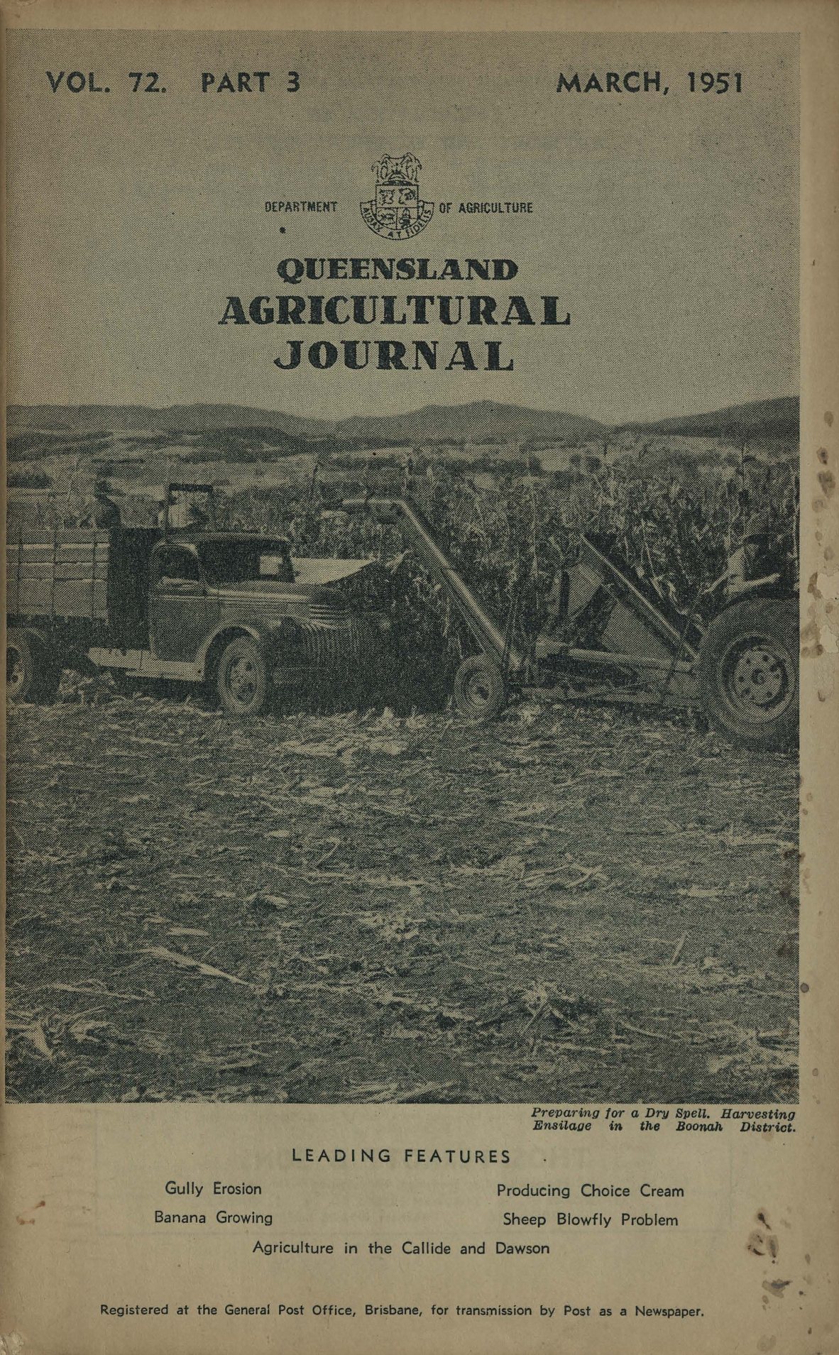 Queensland Agricultural Journal - March 1951