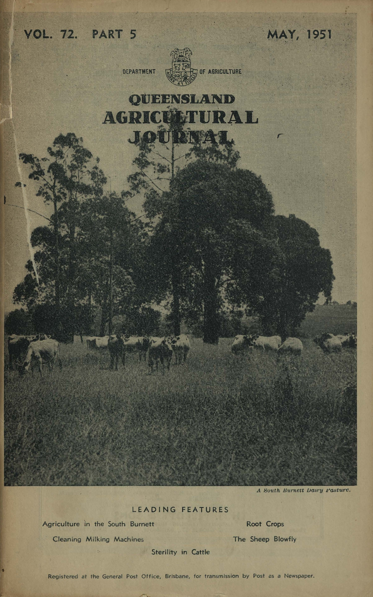 Queensland Agricultural Journal - May 1951