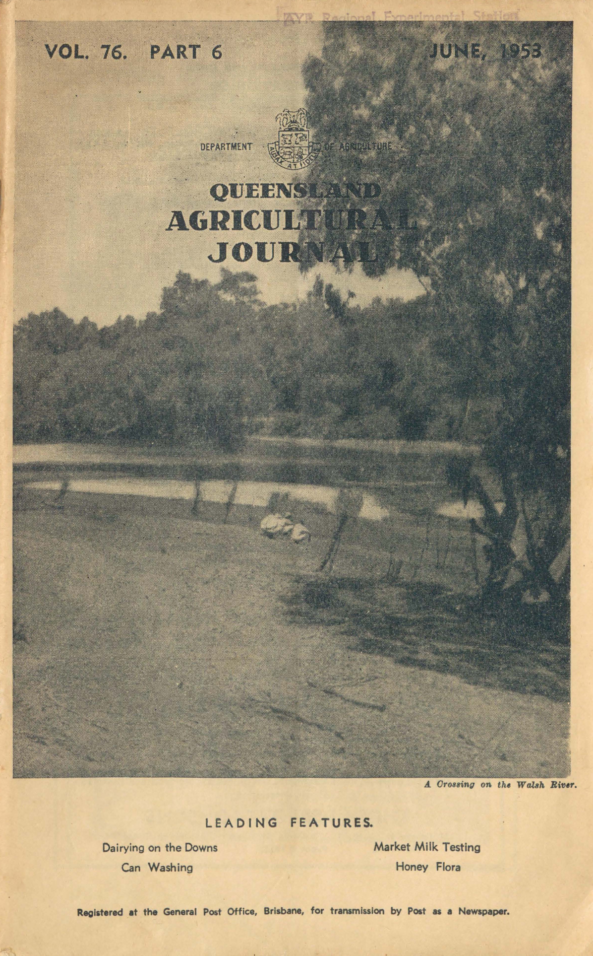 Queensland Agricultural Journal - June 1953