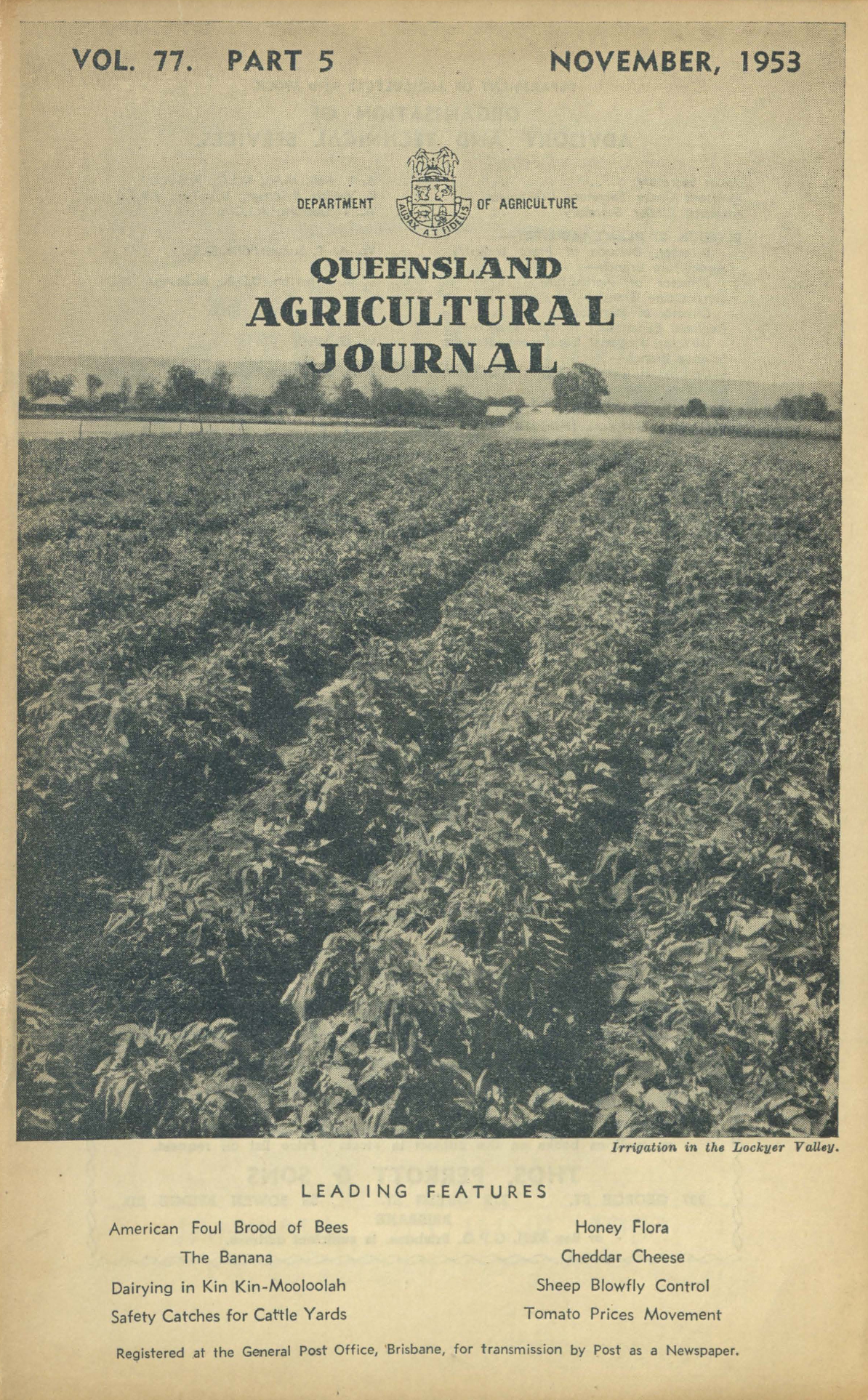 Queensland Agricultural Journal - November 1953