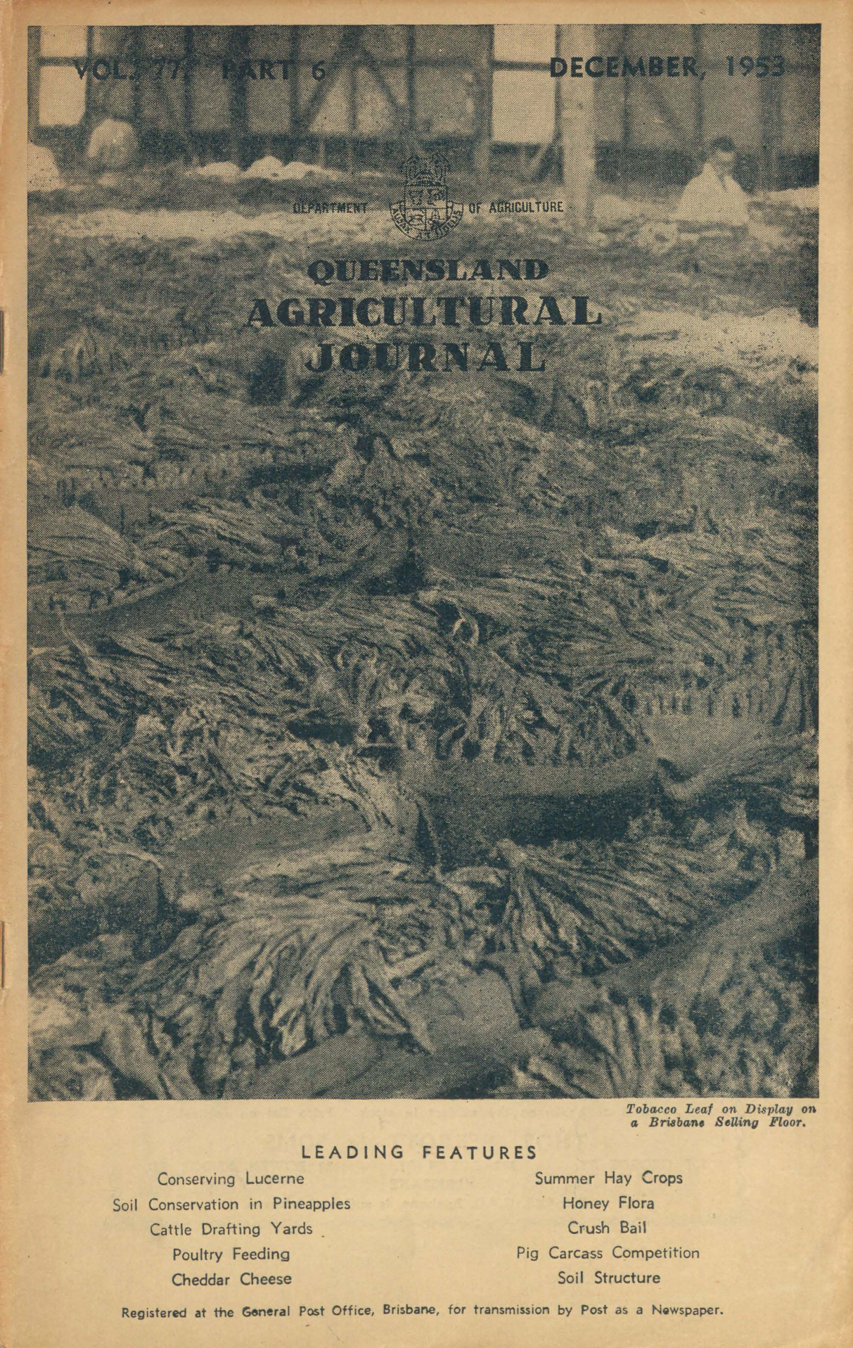 Queensland Agricultural Journal - December 1953