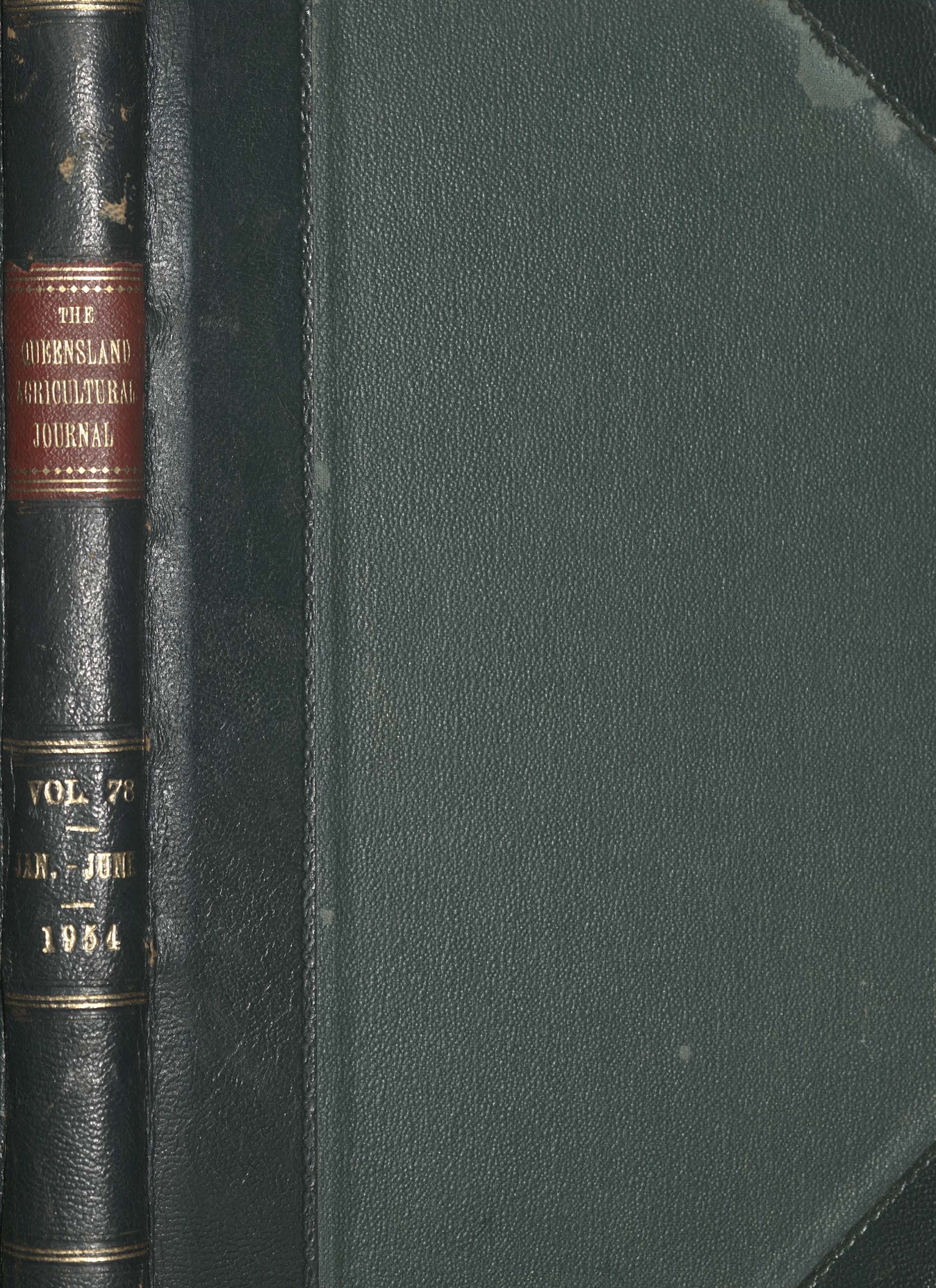 Queensland Agricultural Journal - January to June 1954