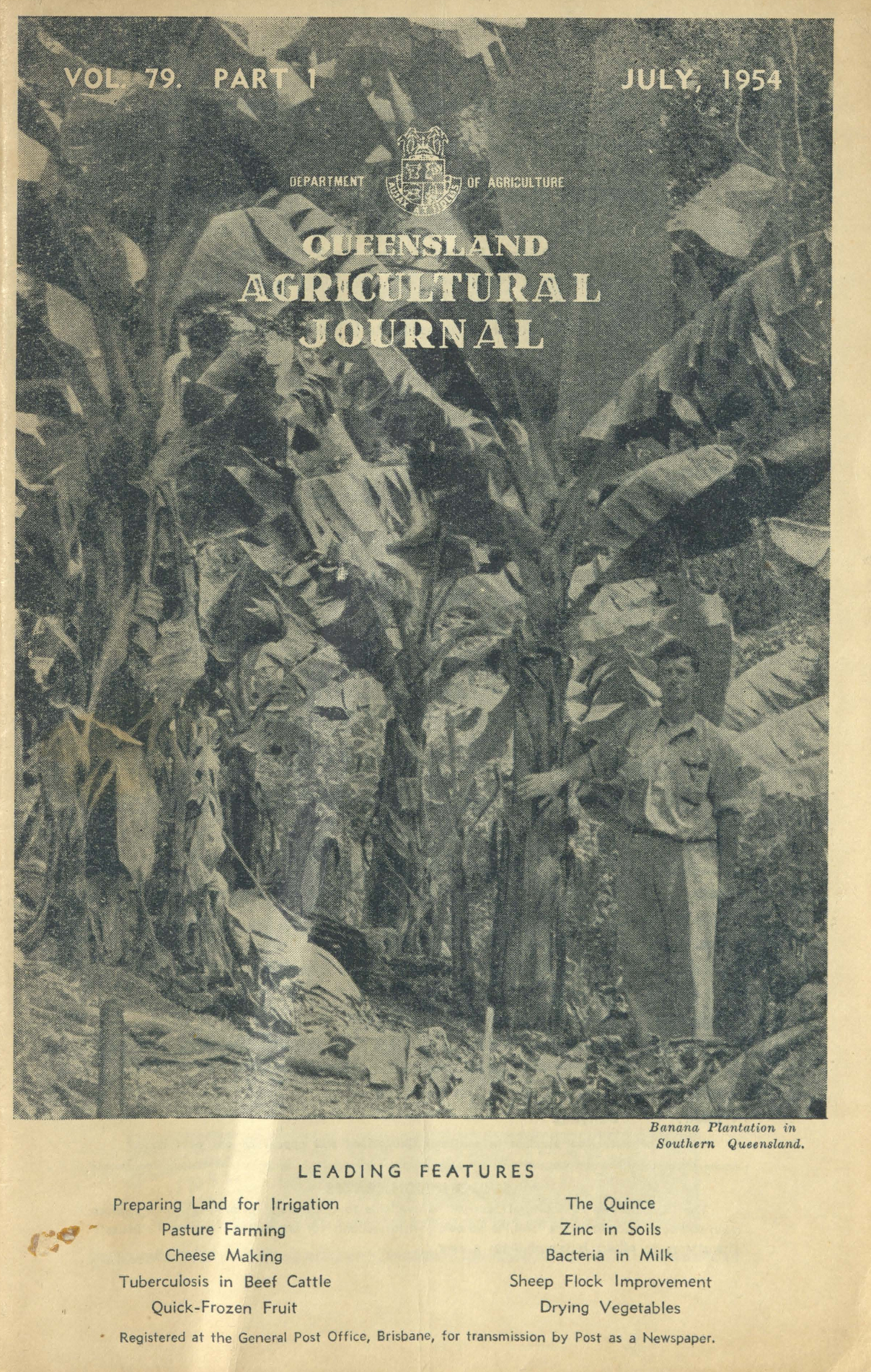 Queensland Agricultural Journal - July 1954