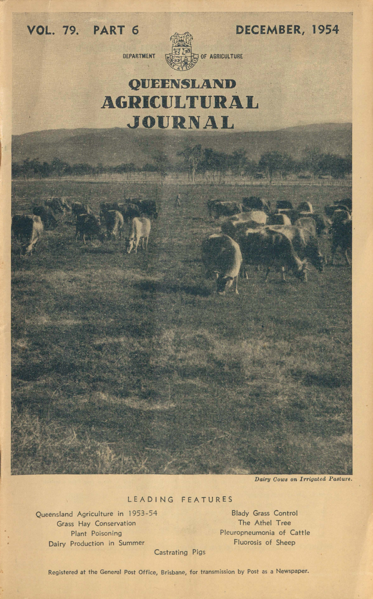 Queensland Agricultural Journal - December 1954
