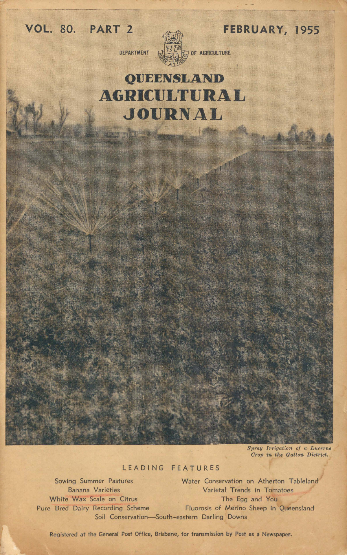 Queensland Agricultural Journal - February 1955