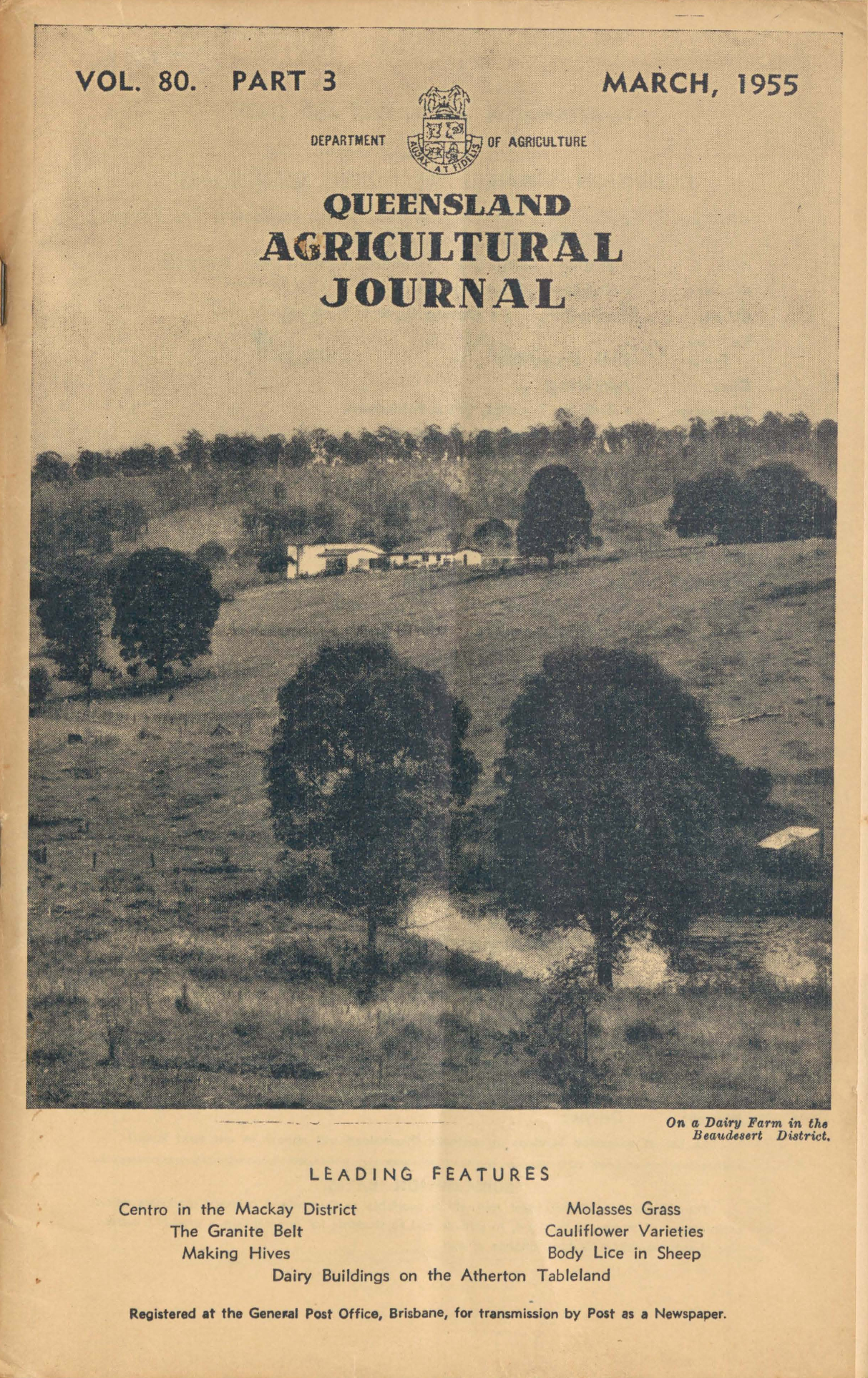 Queensland Agricultural Journal - March 1955