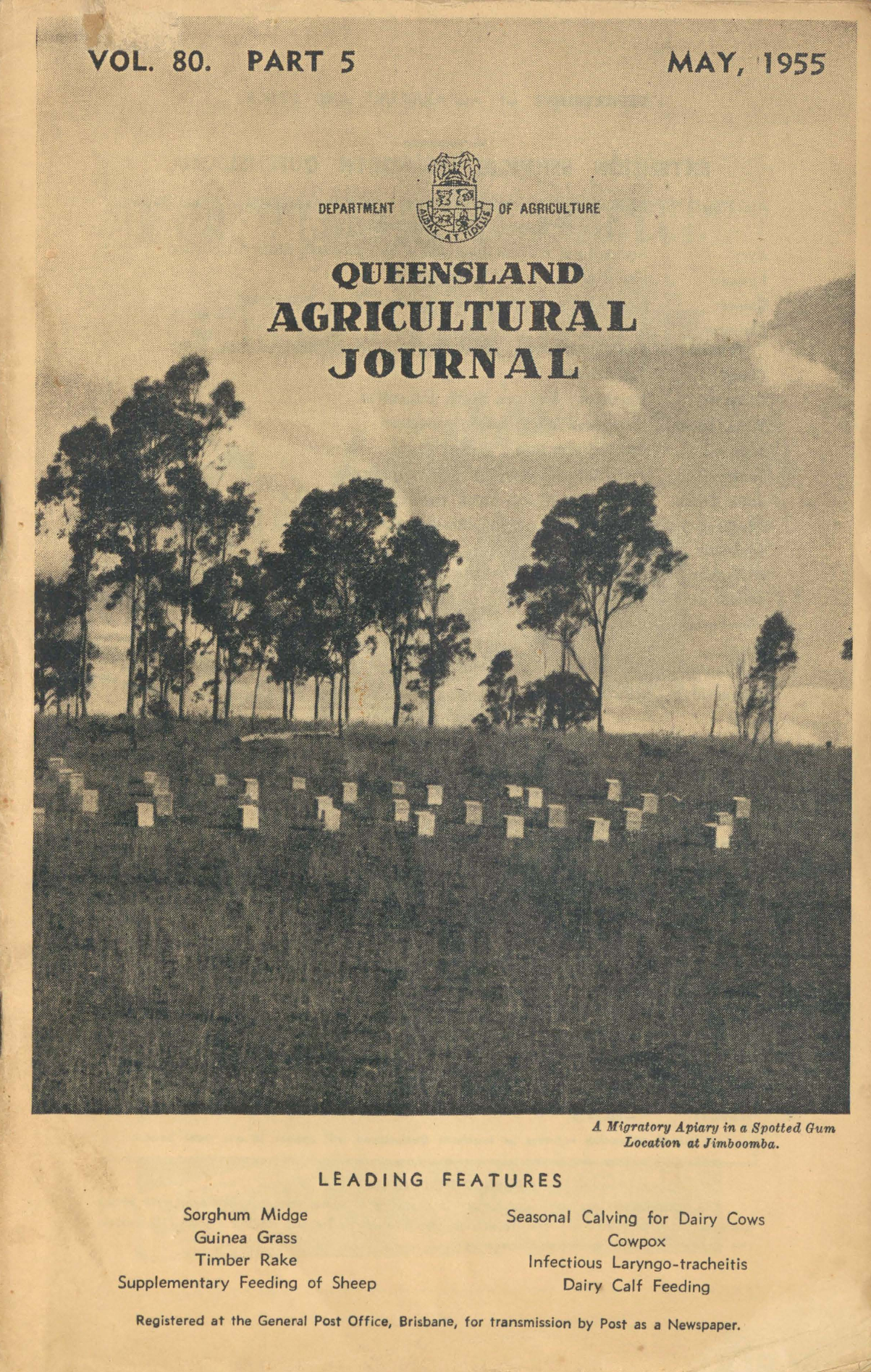 Queensland Agricultural Journal - May 1955