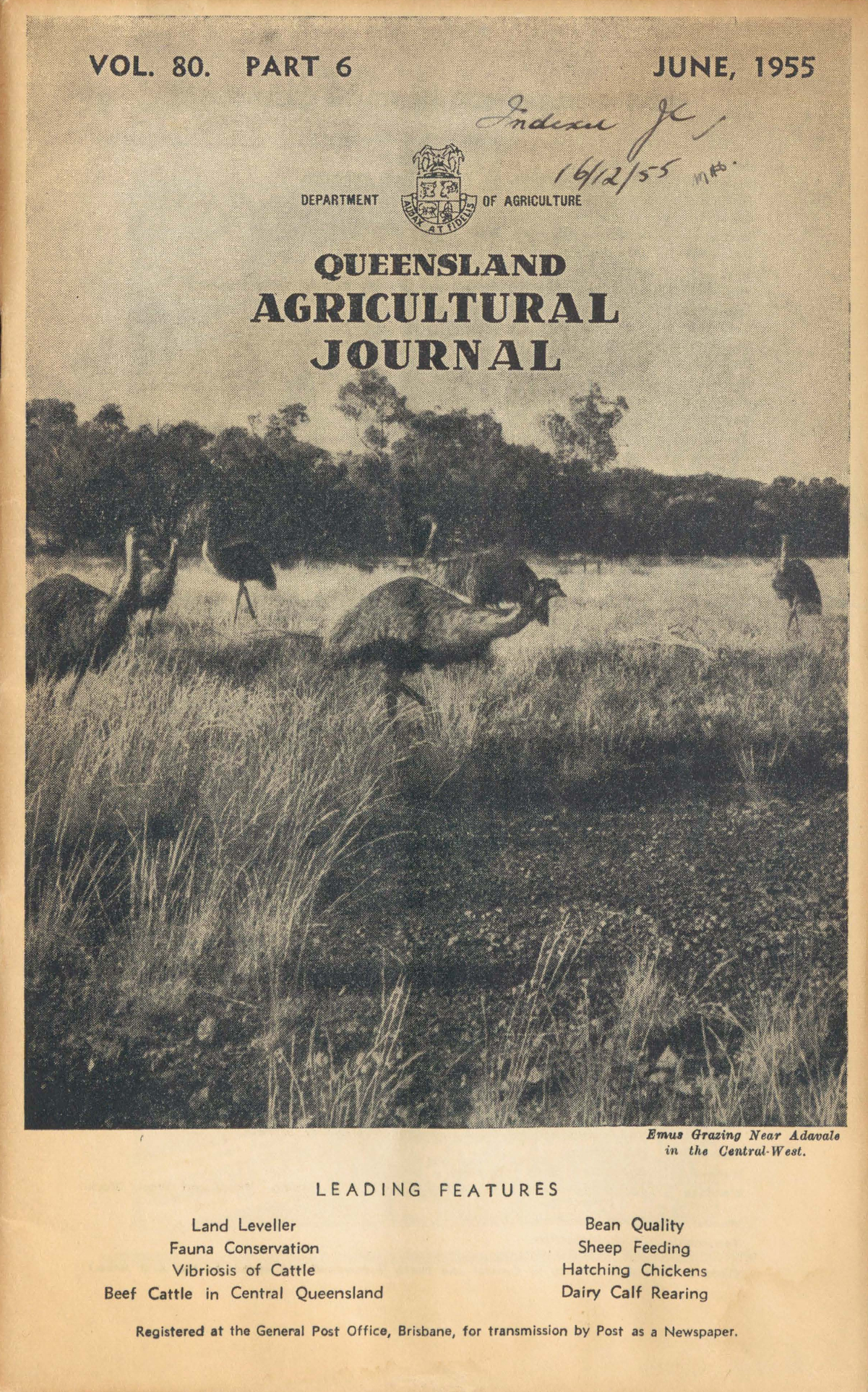 Queensland Agricultural Journal - June 1955