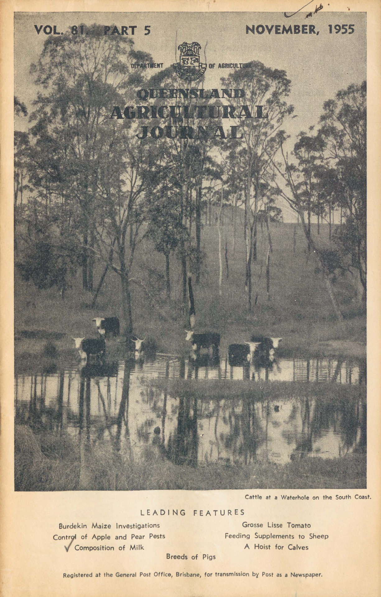 Queensland Agricultural Journal - November 1955