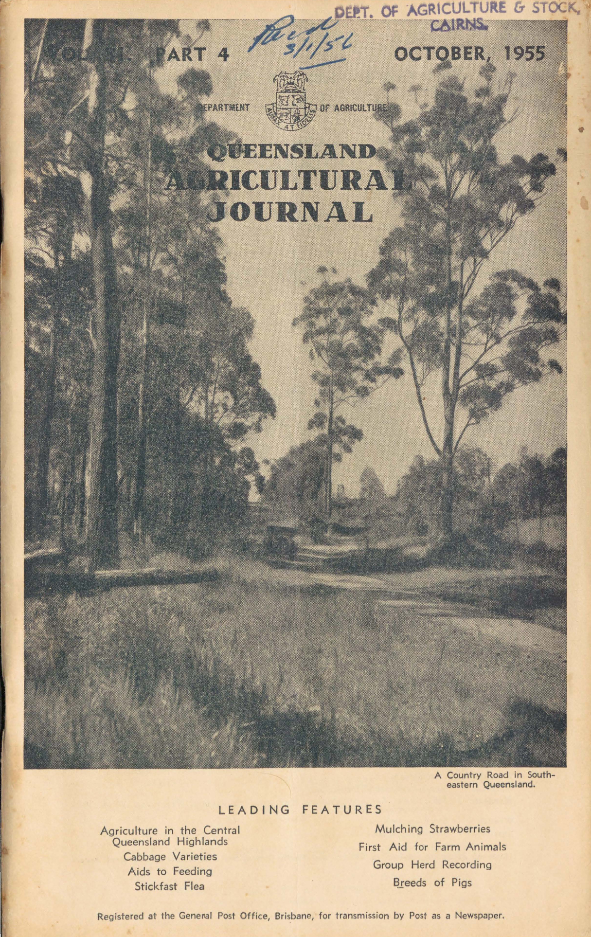 Queensland Agricultural Journal - October 1955