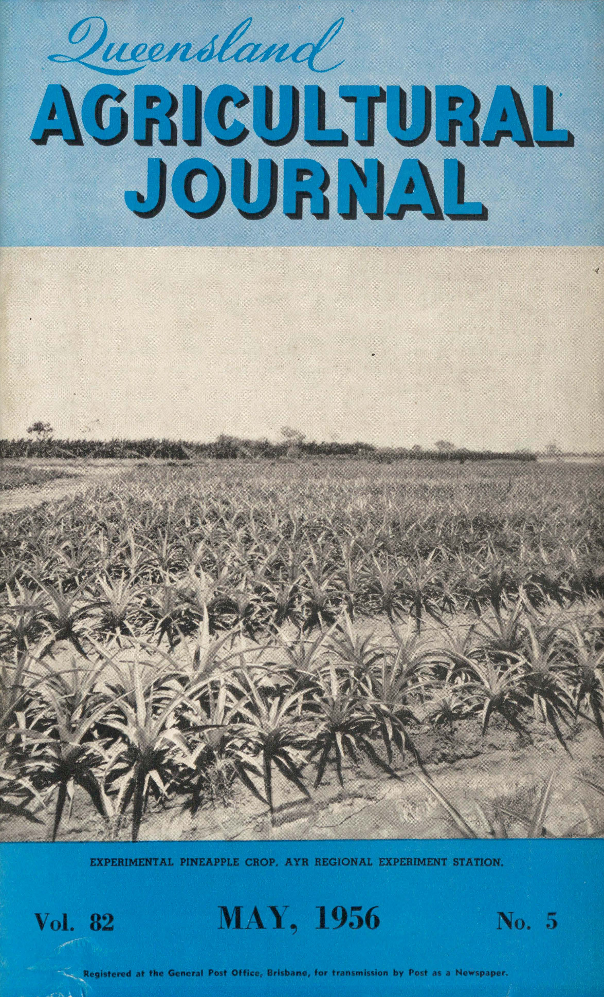 Queensland Agricultural Journal - May 1956
