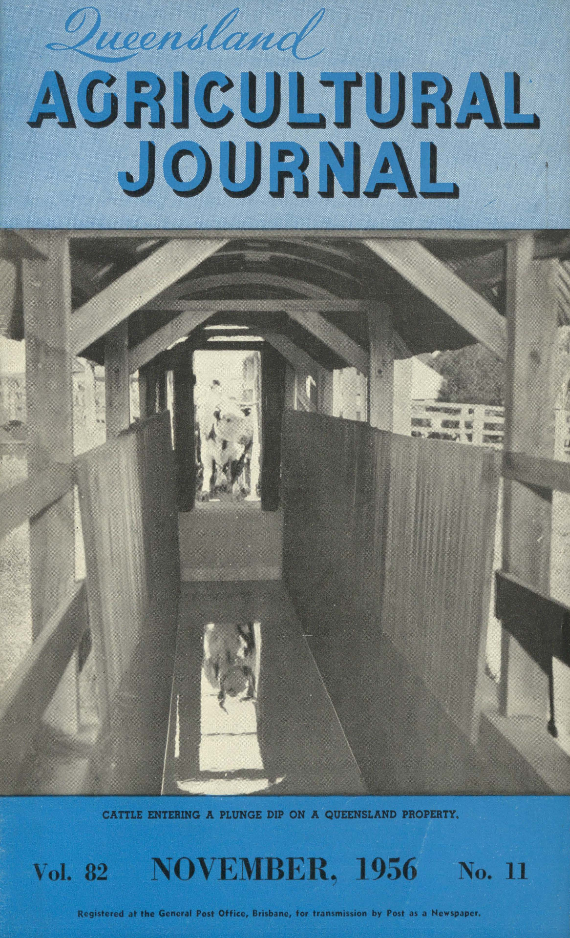 Queensland Agricultural Journal - November 1956