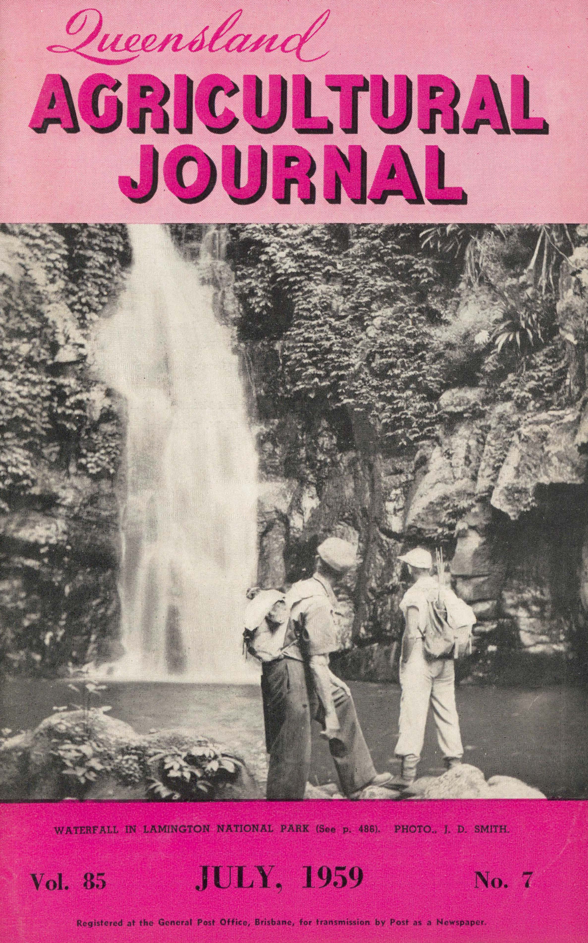 Queensland Agricultural Journal - July 1959