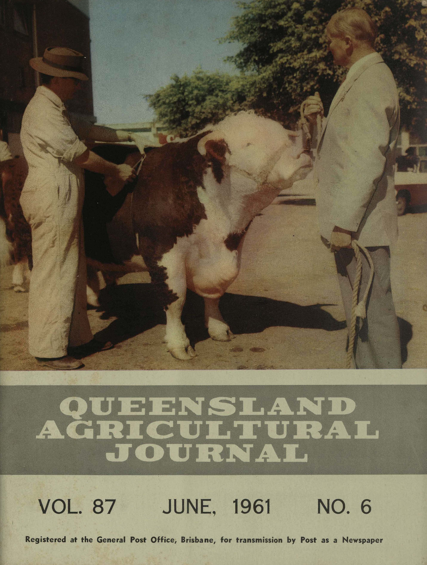 Queensland Agricultural Journal - June 1961