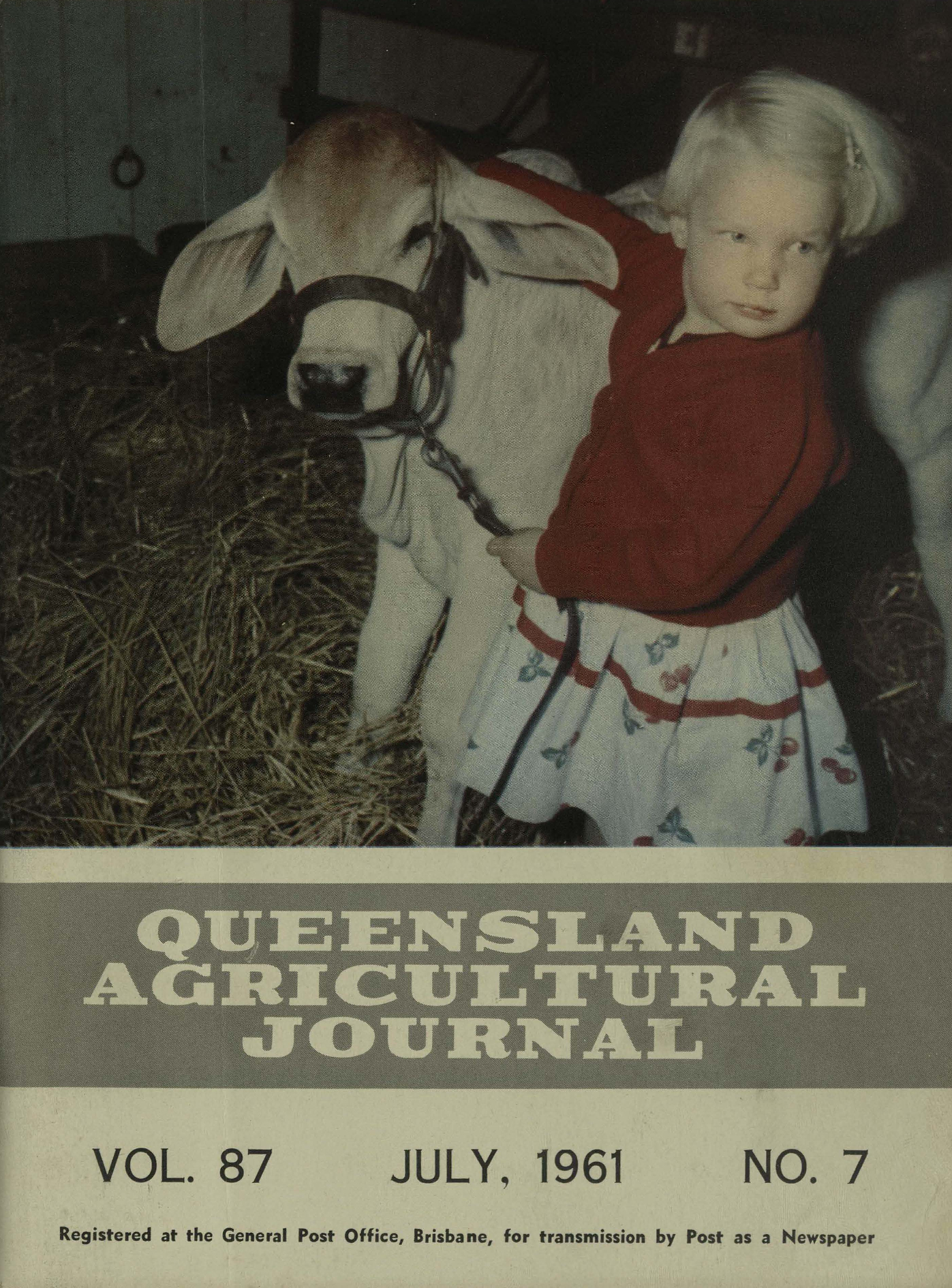 Queensland Agricultural Journal - July 1961
