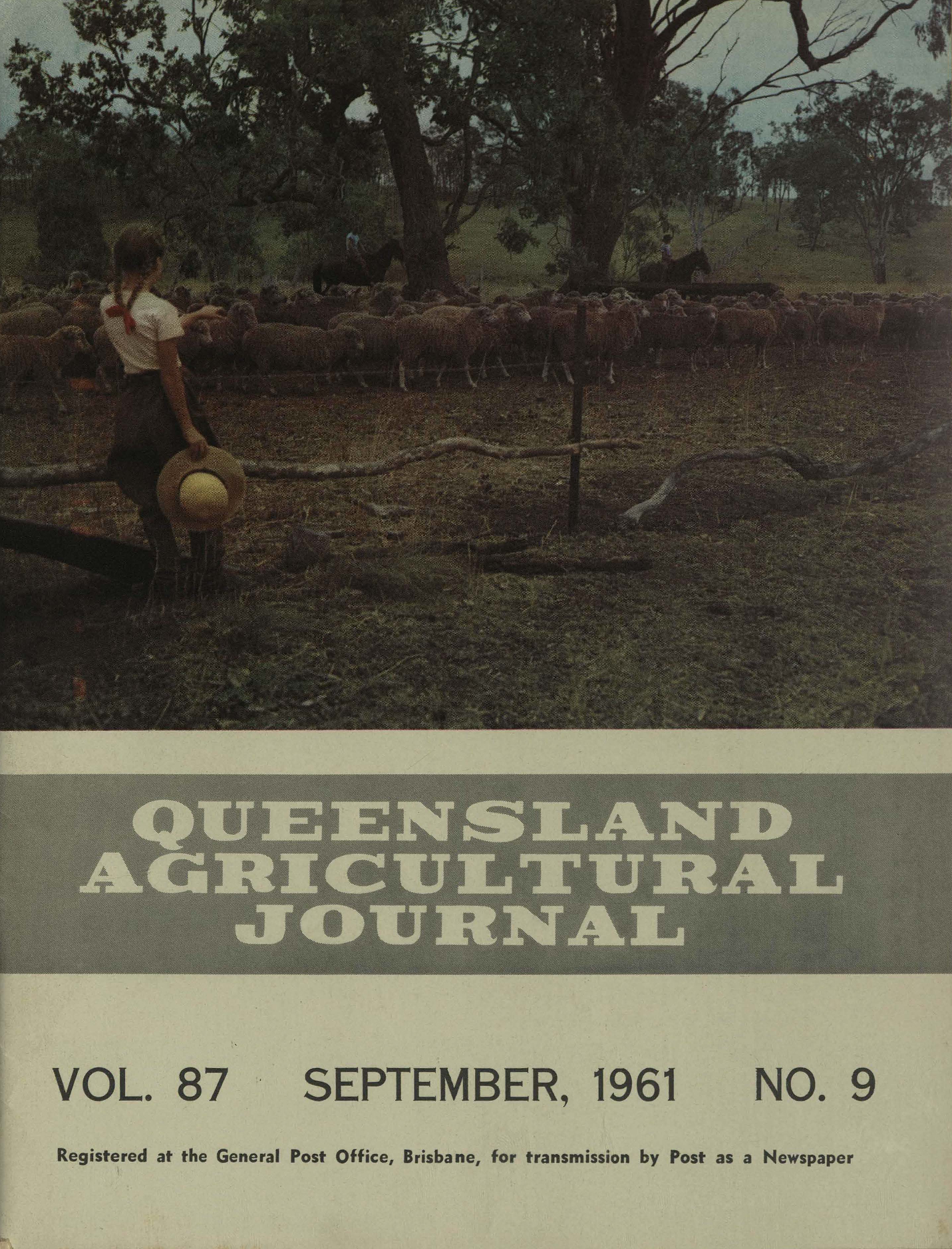 Queensland Agricultural Journal - September 1961