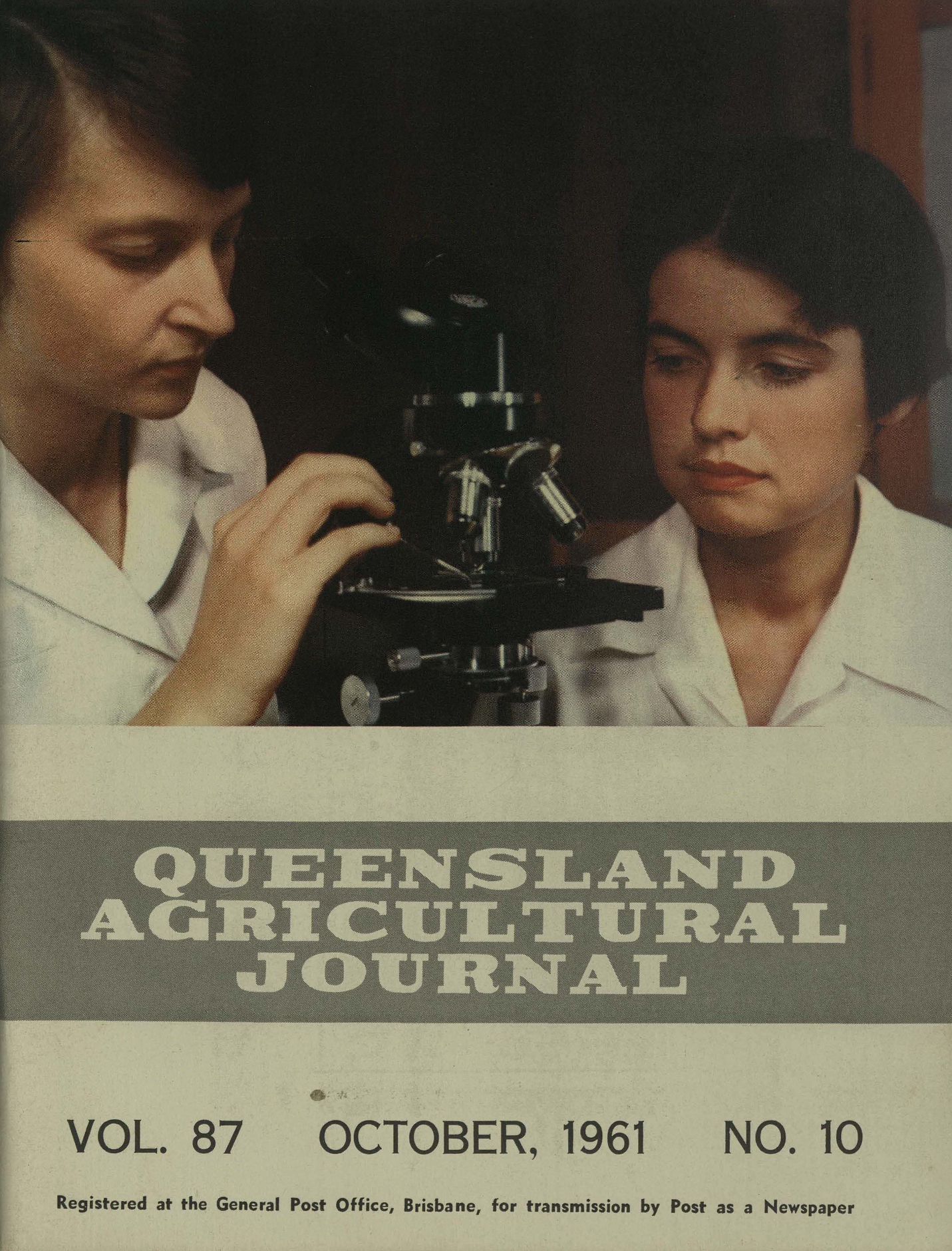 Queensland Agricultural Journal - October 1961