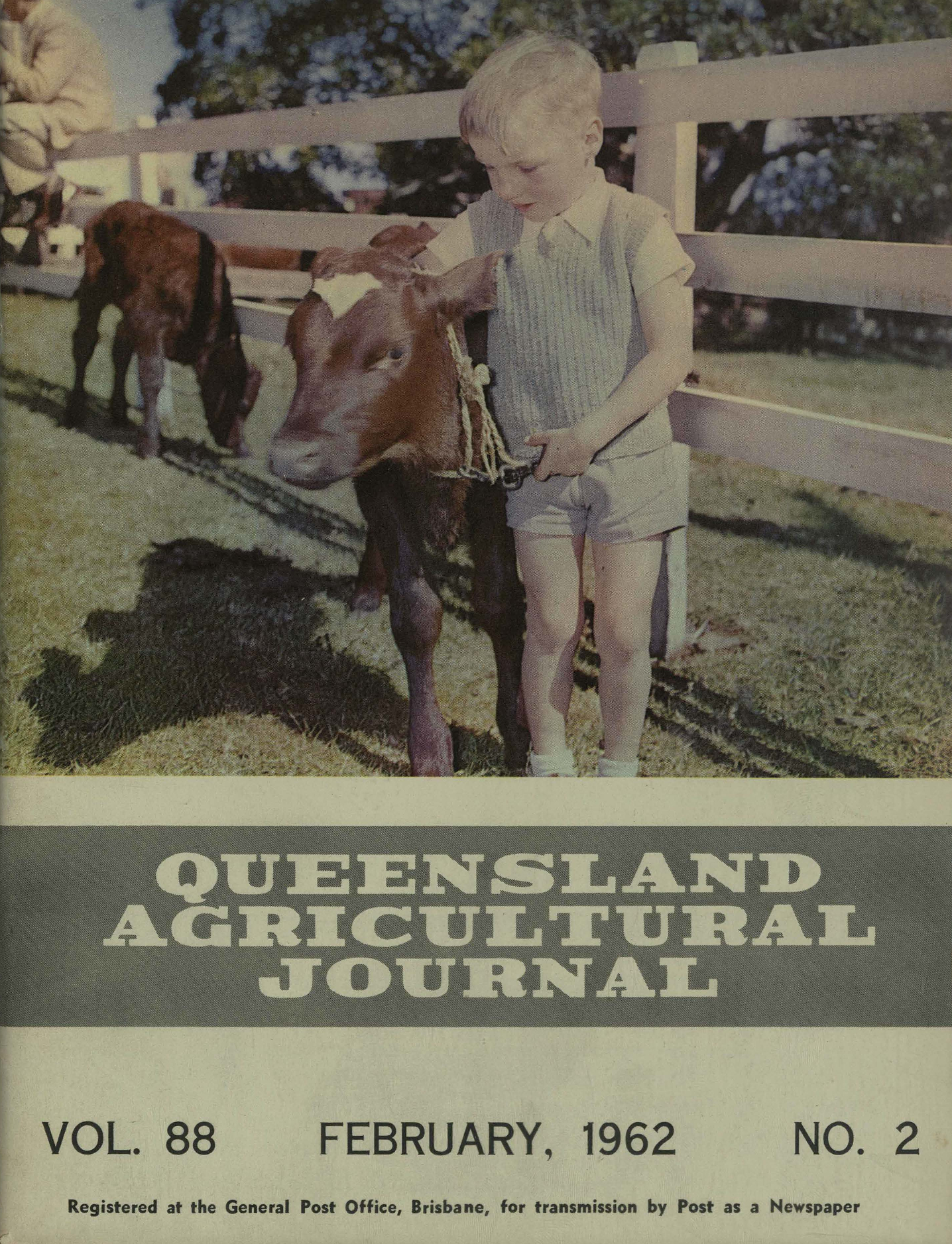 Queensland Agricultural Journal - February 1962