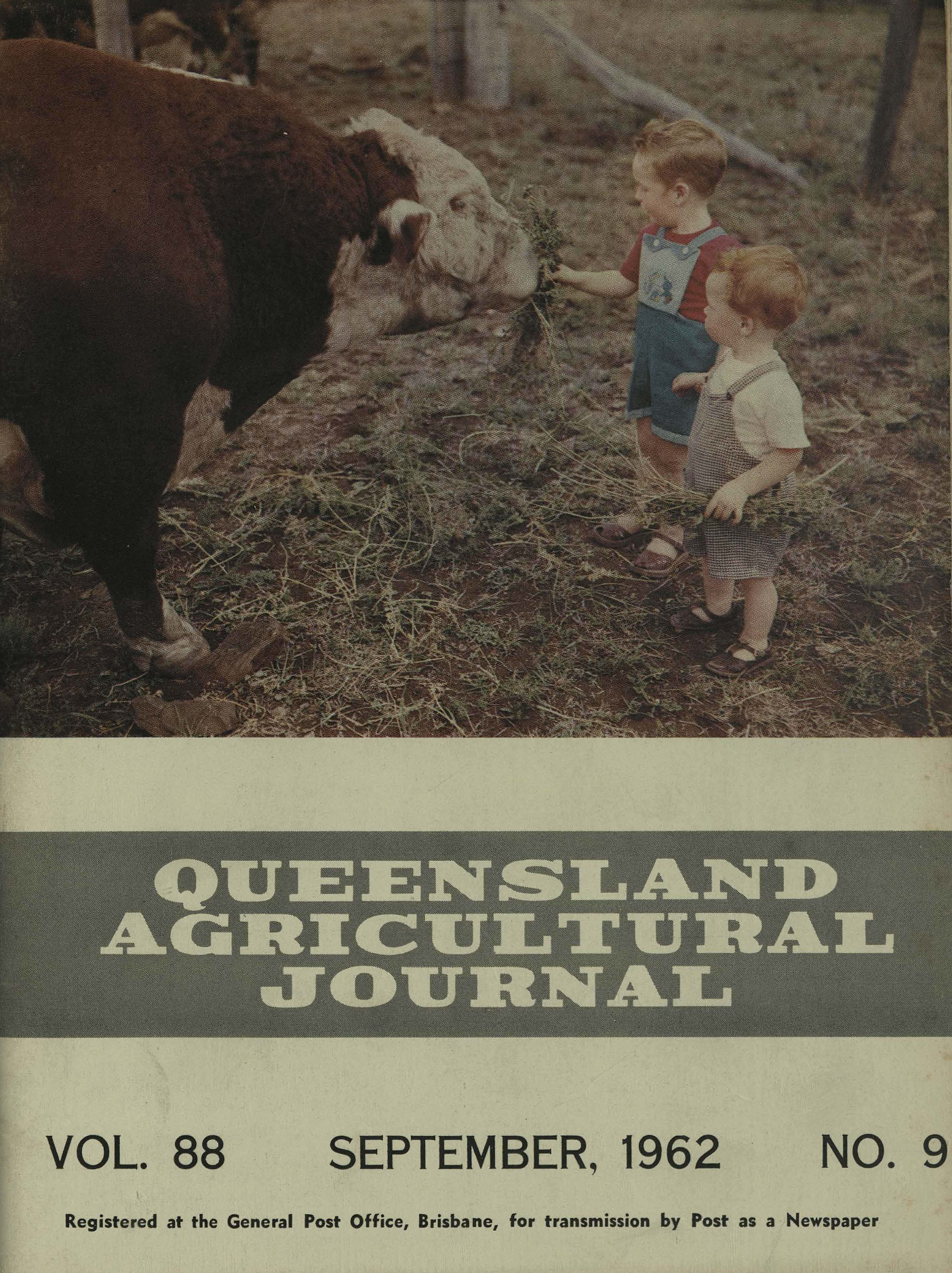 Queensland Agricultural Journal - September 1962