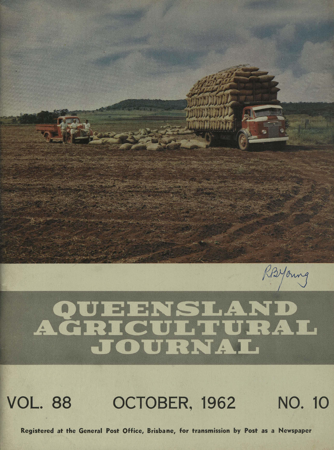 Queensland Agricultural Journal - October 1962