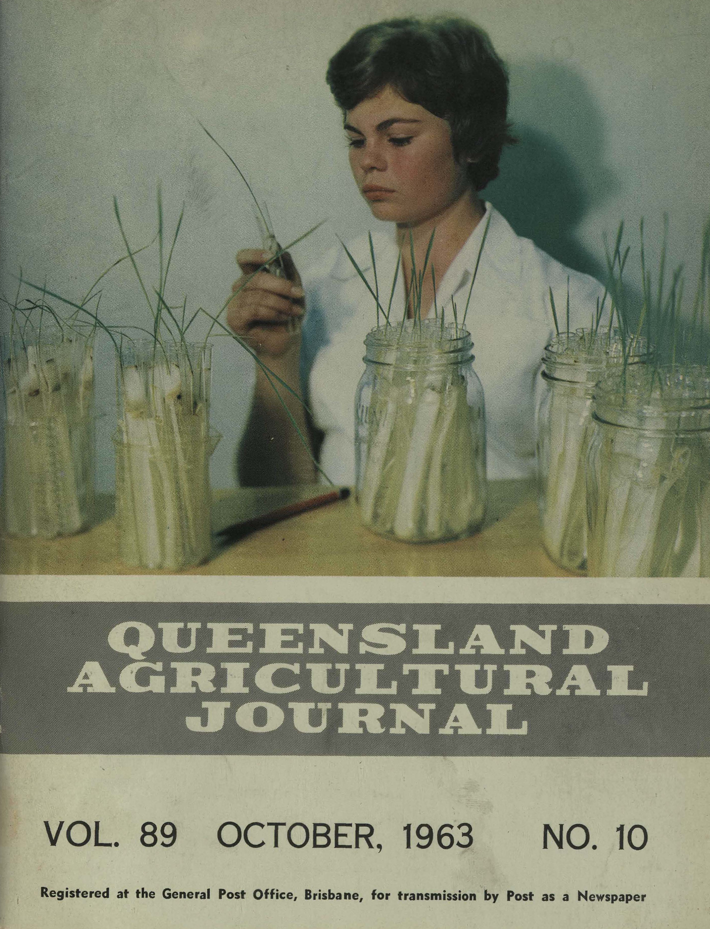 Queensland Agricultural Journal - October 1963