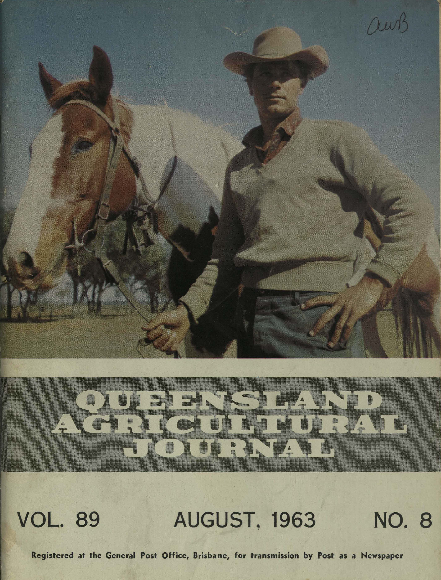 Queensland Agricultural Journal - August 1963