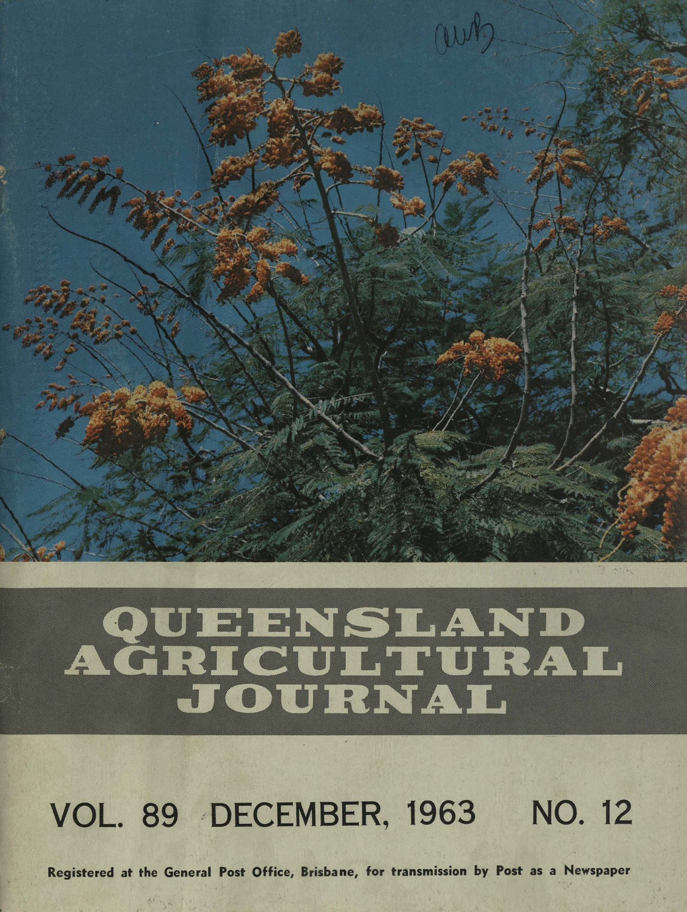 Queensland Agricultural Journal - December 1963