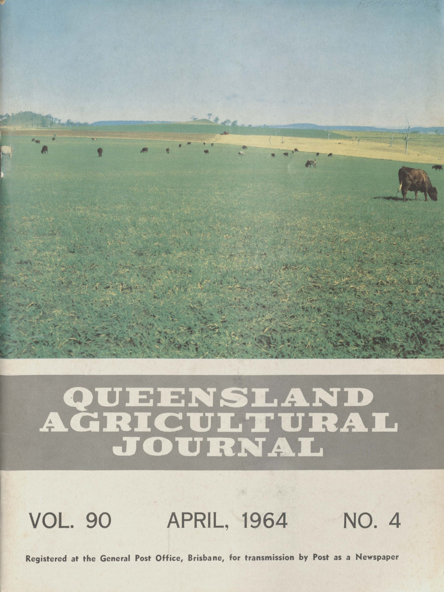 Queensland Agricultural Journal - April 1964
