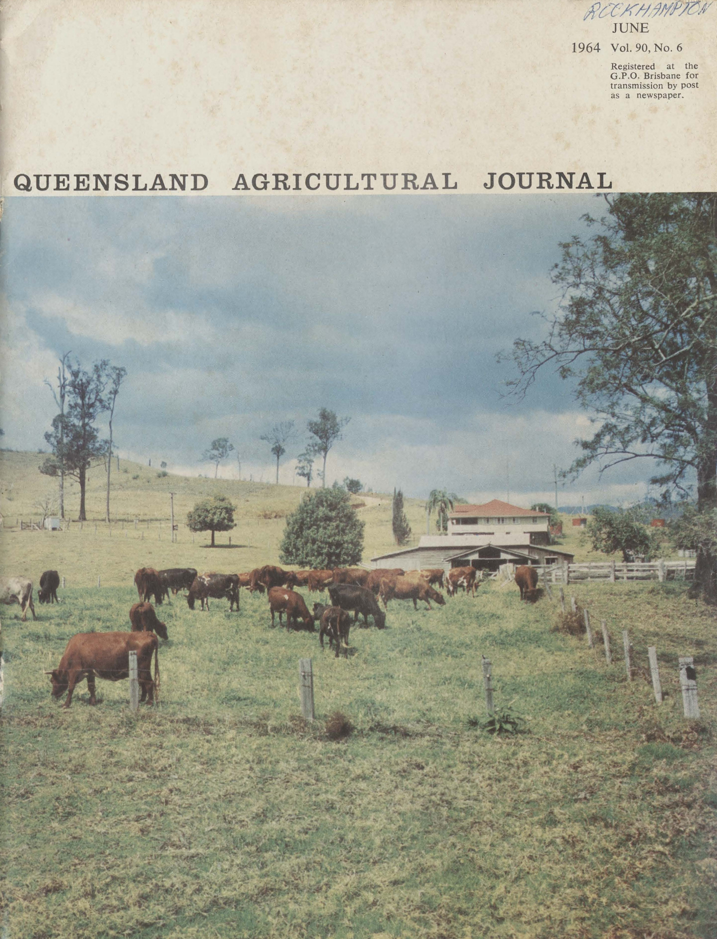 Queensland Agricultural Journal - June 1964